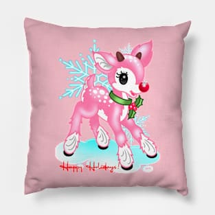 Rudolph Holiday Pillow