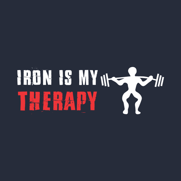 iron is my therapy by CreativeIkbar Prints