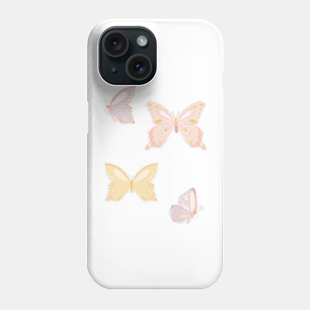 Butterflies 2 Phone Case by littlemoondance