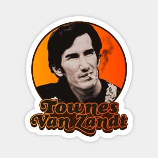 Townes Van Zandt ))(( Retro Outlaw Country Tribute Magnet