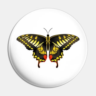 Butterfly Art Pin