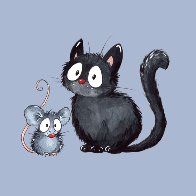 Cat and Mouse by Alyona Shilina