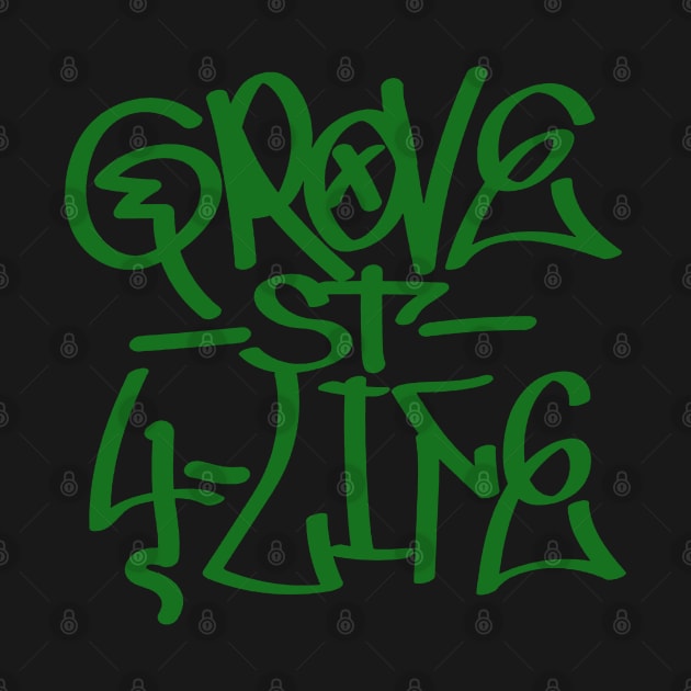 Grove Street Graffiti by Attitude Shop