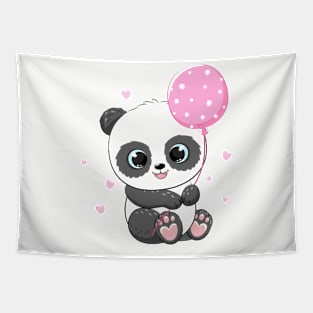 panda balloon Tapestry