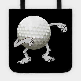 Funny dabbing golf ball Tote