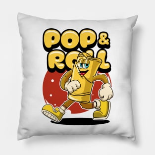Funny Spring Roll Food Cartoon Pillow