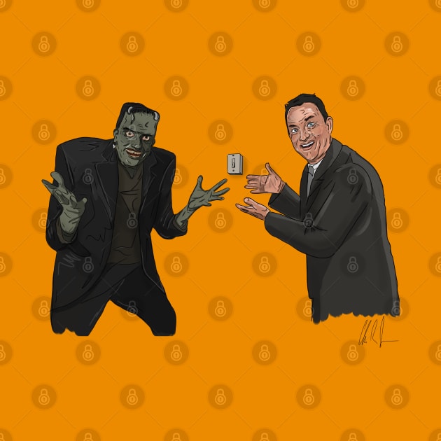 Frankenstein & Hanks Waste a Minute of Our Time by 51Deesigns