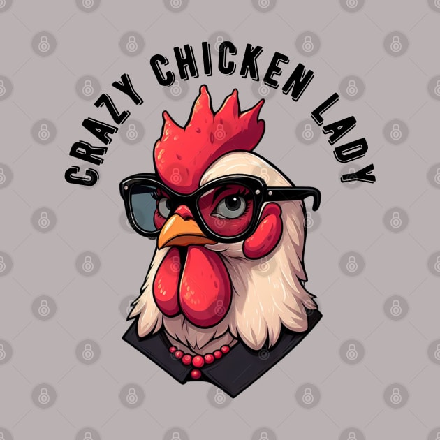 Crazy Chicken Lady by Illustradise