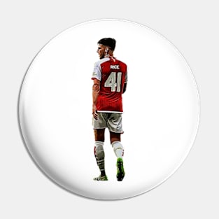 Back turned Declan Rice Pin