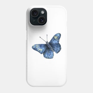 blue butterfly Phone Case