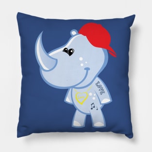 Reed the Rhino Pillow