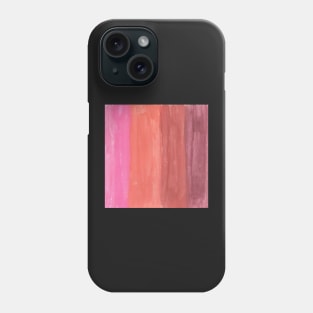 Peachy Abstract Stripes Phone Case