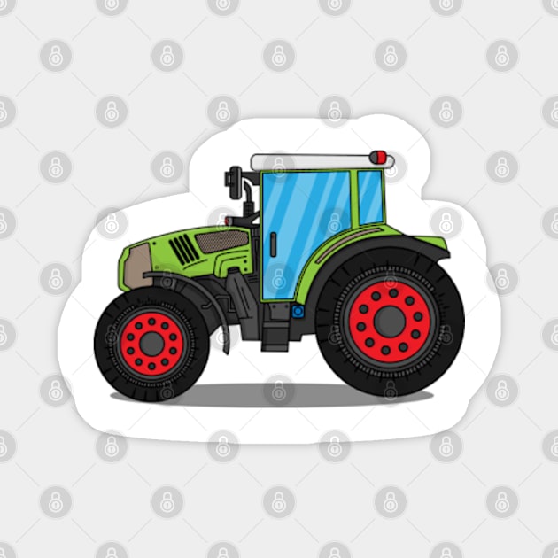 tractor Magnet by IDesign23