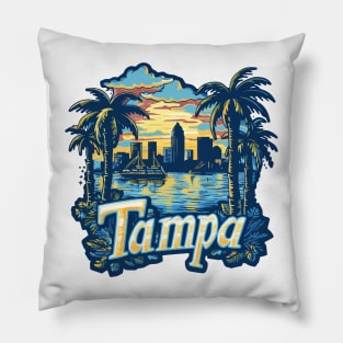 Tampa Florida Pillow