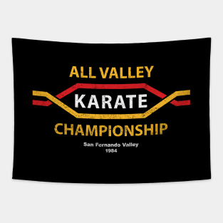 All Valley Karate Championship 1984 - vintage logo Tapestry