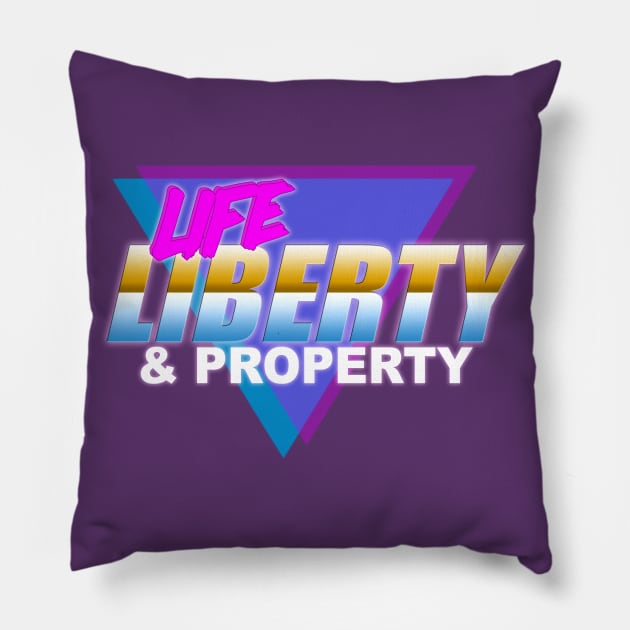 John Locke Philosophy Pillow by The Libertarian Frontier 