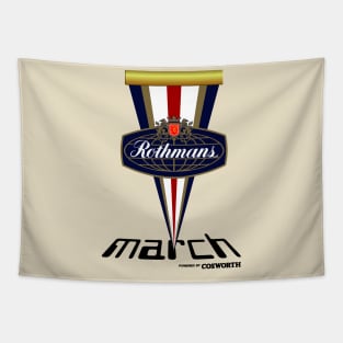 March F1 Team Season 82 Motorsport Art Tapestry