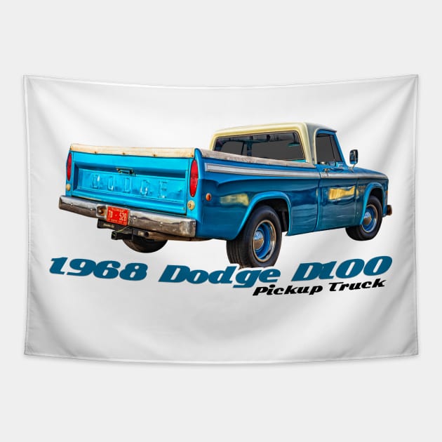 1968 Dodge D100 Pickup Truck Tapestry by Gestalt Imagery