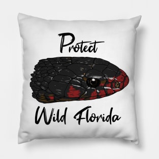 Eastern Indigo Snake Pillow