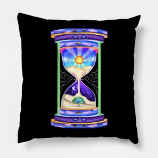 Infinite Hourglass of Eternal Life Pillow