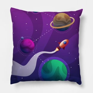 Space traveling Pillow