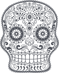 Calavera Skull VI Magnet