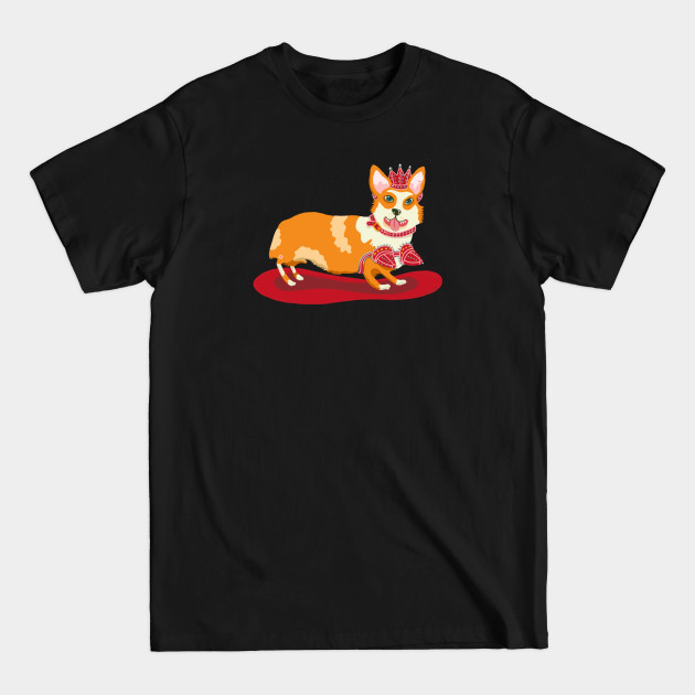 Disover The Queen of Rock - Corgi Dog Funny - T-Shirt