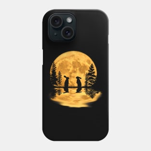 Lovely bunny rabbit rabbits moon night sky Phone Case