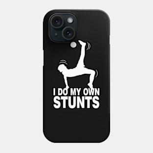 Soccer overhead kick I do my own stunts Phone Case