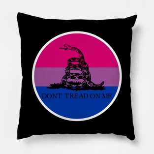 Bisexual Gadsden Flag Pillow