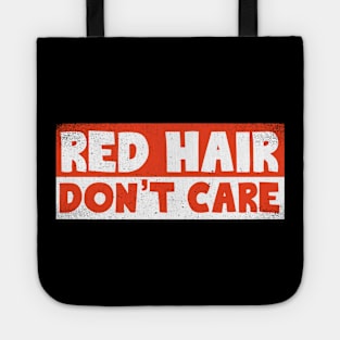 Red Hair Don't Care Tote