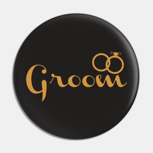 Couple Design - Groom with a Ring Pin