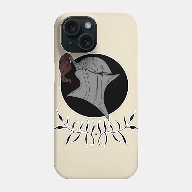 Knights Helm Logo Phone Case by TaliDe