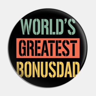 worlds greatest bonus dad Pin