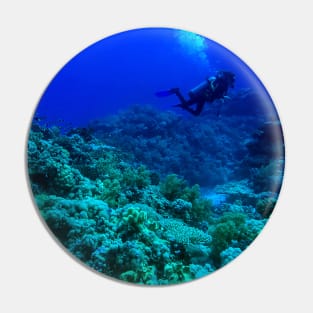 Red Sea scuba diving Pin