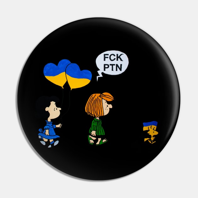 Stand with ukraine I Fck putin Pin by den.make