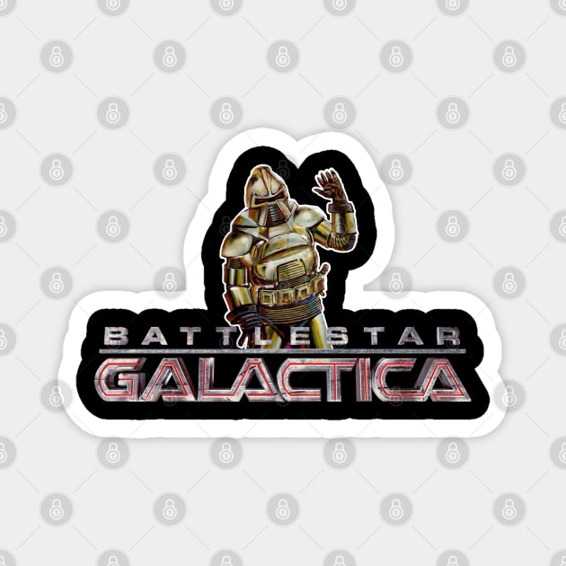 Battlestar Galactica Friendly Cylon Magnet by RetroZest