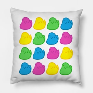 Derpy Peep Pattern Pillow