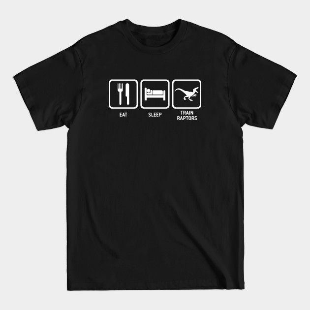 Eat Sleep Train (white) - Jurassic World - T-Shirt Eat Sleep Train (white) - Jurassic World - T-Shirt