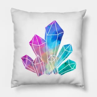 Colorful Crystals Pillow