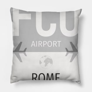 FCO Rome airport Pillow