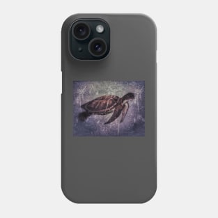 Sea Turtle Grunge Phone Case