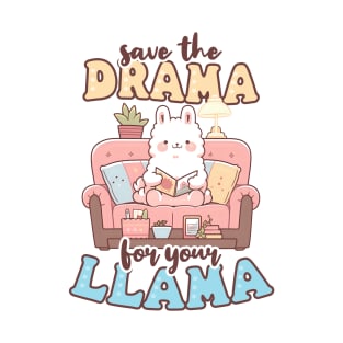 Llama Lover Shirt | Save Drama For Llama T-Shirt