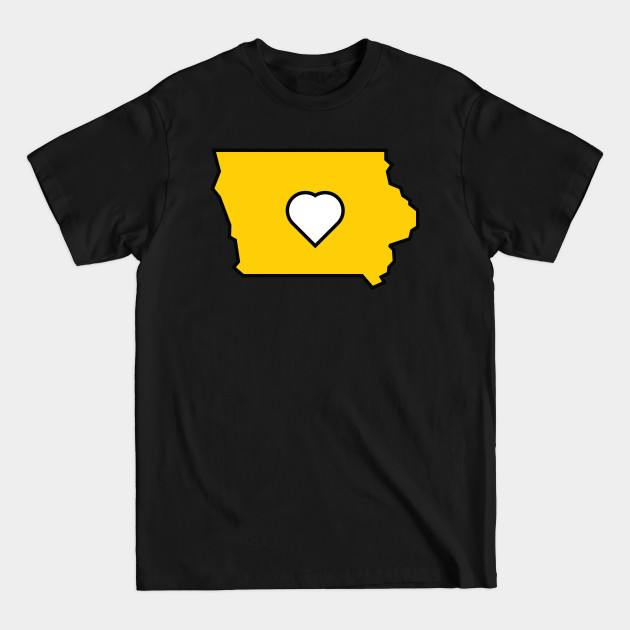 Disover Love Iowa - Iowa Hawkeyes - T-Shirt