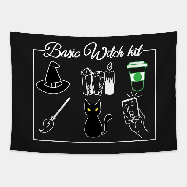 Basic Witch Kit Tapestry by SusanaDesigns