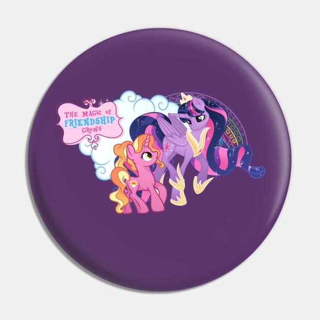 My Little Pony The Magic of Friendship Grows v2 Luster Dawn Twilight Sparkle Pin by SketchedCrow