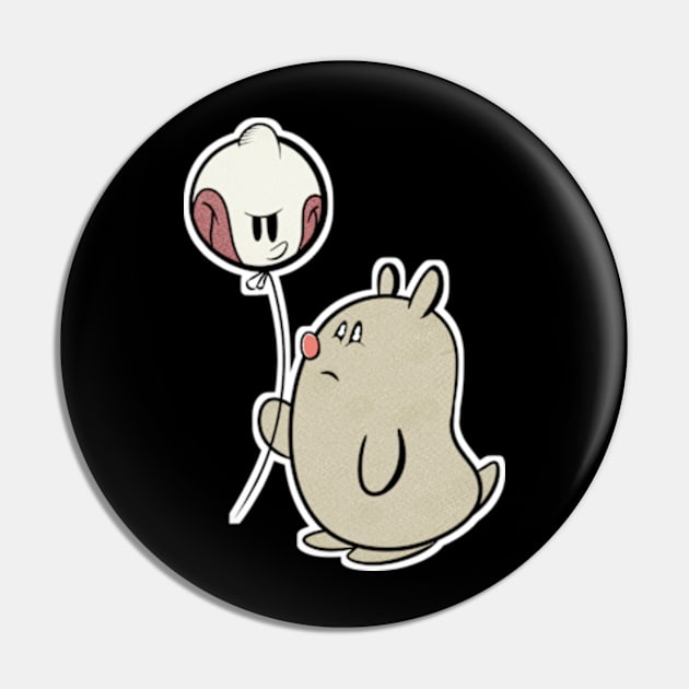 Hamster with Ballon Pin by davidfeci