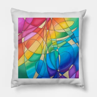 Rainbow Connection Pillow