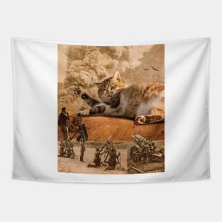 Cat wars -  Artwork Tapestry