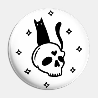 Magic Black Cat Pin